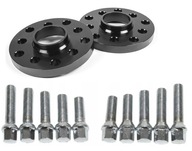 Čierne VW AUDI SEAT dištančné podložky 5x100x57,1 17mm + skrutky Čierne VW AUDI SEAT dištančné podložky 5x100x57,1 17mm + skrutky