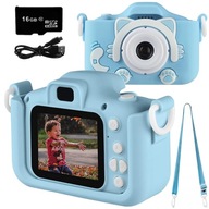 DIGITÁLNY FOTOAPARÁT PRE DETI FOTOAPARÁT Filmy Fotografie CAT Videohry + 16GB KARTA DIGITÁLNY FOTOAPARÁT PRE DETI FOTOAPARÁT Filmy Fotografie CAT Videohry + 16GB KARTA