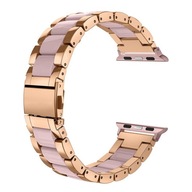 Oceľový náramok pre Apple Watch 7 41 mm, Pearl Oceľový náramok pre Apple Watch 7 41 mm, Pearl