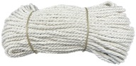 Bavlnené námorné stavebné lano Natural Curly ECO Cord 6mm 50m