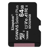 Pamäťová karta Kingston 64GB microSDHC Canvas