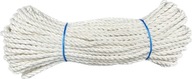 Jachtárske točené bavlnené lano, 6mm, 25m