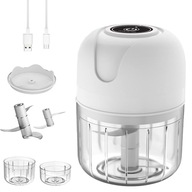 ELEKTRICKÝ KRÚTAČ ZELENINY KRAJOVAČ CIBUĽKY 250ML+100ML ELEKTRICKÝ KRÚTAČ ZELENINY KRAJOVAČ CIBUĽKY 250ML+100ML
