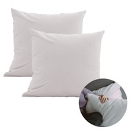BIELE OBLIECHY NA VANKÚŠ 2x 40x40 cm hotelová bavlna JAŚKI ECO BIELE OBLIECHY NA VANKÚŠ 2x 40x40 cm hotelová bavlna JAŚKI ECO