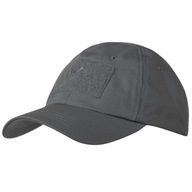 Baseballová čiapka Helikon PoliCotton Ripstop plus suchý zips, šedá Baseballová čiapka Helikon PoliCotton Ripstop plus suchý zips, šedá