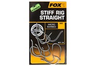 Fox Hooks Stiff Rig Straight veľkosť 8 Barbed 10 ks. Fox Hooks Stiff Rig Straight veľkosť 8 Barbed 10 ks.
