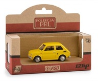 DAFFI Vozidlo Poľskej ľudovej republiky Fiat 126p žltá DAFFI Vozidlo Poľskej ľudovej republiky Fiat 126p žltá