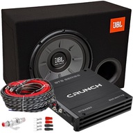 JBL 1000W MDF BASS BOX + Crunch + káble