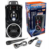 BEZDRÔTOVÝ BLUETOOTH reproduktor KARAOKE WIEZA 800W