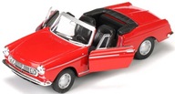 WELLY KOVOVÝ MODEL AUTA PEUGEOT 404 CABRIOLET