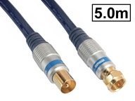 RF TV anténny kábel/F zástrčka/VITALCO HQ zástrčka 5m RF TV anténny kábel/F zástrčka/VITALCO HQ zástrčka 5m