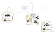AUTO ZÁSADNÁ LAMPA, STROPNÝ LUSTER, 3 LED PAVÚK AUTO ZÁSADNÁ LAMPA, STROPNÝ LUSTER, 3 LED PAVÚK