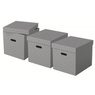 Box Esselte Storage Box Grey 3ks