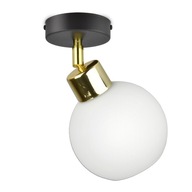 Závesná lampa Luster Plafon Sklenená mliečna guľa