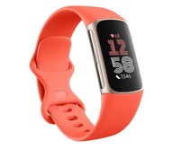 Smartband Google Fitbit Charge 6 coral SpO2 5 ATM