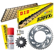Sada pohonu DID GOLD VX3 YAMAHA YZF-R3 2015-2022 MT-03 16-22 Sada pohonu DID GOLD VX3 YAMAHA YZF-R3 2015-2022 MT-03 16-22