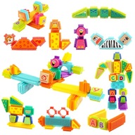 TOP BRIGHT Drevené kocky Ježkovia vzdelávacie puzzle 150 prvkov TOP BRIGHT Drevené kocky Ježkovia vzdelávacie puzzle 150 prvkov