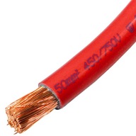 LGY lankový kábel 1 x 50 mm 50 mm červený 450 V