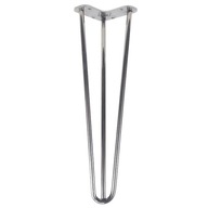 Kovová stolová noha na podkrovný konferenčný stolík, 40 cm, strieborný chróm HG DE Kovová stolová noha na podkrovný konferenčný stolík, 40 cm, strieborný chróm HG DE