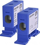 ETI 1-koľajové koncovky pre koľajnicu TH EDBS-50B / modrá