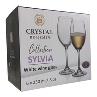 BOHEMIA KLARA/SYLVIA POHÁR NA VÍNO 250ML 6KS BOHEMIA KLARA/SYLVIA POHÁR NA VÍNO 250ML 6KS