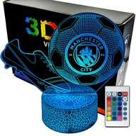 Manchester City Football 3D LAMP LED nočná lampa Manchester City Football 3D LAMP LED nočná lampa