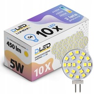 10x G4 LED žiarovka 12V DC 5W 450lm doska NW 10x G4 LED žiarovka 12V DC 5W 450lm doska NW