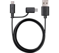 VARTA 2v1 Charge & Sync micro USB kábel typu C VARTA 2v1 Charge & Sync micro USB kábel typu C