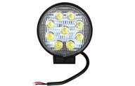OKRUHOVÁ LED PRACOVNÁ LAMPA 9x3W 116mm/43mm 12-24V OKRUHOVÁ LED PRACOVNÁ LAMPA 9x3W 116mm/43mm 12-24V