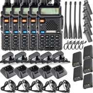 Baofeng UV-5R HTQ HARDWAVE RÁDIO TELEFÓN WALKIE TALKIE VHF UHF SKENER