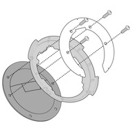 Adaptér na zámok nádrže Kappa Kappa Kawasaki Z 750 03-06 Adaptér na zámok nádrže Kappa Kappa Kawasaki Z 750 03-06