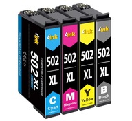 4x 502 XL ATRAMENT PRE EPSON EXPRESSION XP-5150 XP-5155 4x 502 XL ATRAMENT PRE EPSON EXPRESSION XP-5150 XP-5155