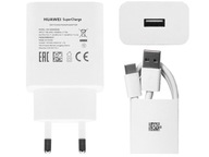 ORIGINÁLNA SIEŤOVÁ NABÍJAČKA HUAWEI SUPERCHARGE USB 22,5 W 5A + USB C KÁBEL