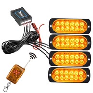 VÝSTRAŽNÁ kontrolka LED STROBE Remote 12v-24v E9 VÝSTRAŽNÁ kontrolka LED STROBE Remote 12v-24v E9