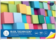 Technický farebný blok A4 10k farebný Interdruk