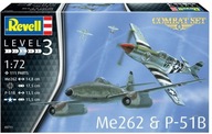 Lietadlo 1:72 Me 262 & P-51B