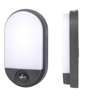Hermetické LED záhradné svietidlo NEFRYT 15W pohybový senzor 1100lm 4000K šedá Hermetické LED záhradné svietidlo NEFRYT 15W pohybový senzor 1100lm 4000K šedá