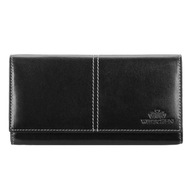 Dámska čierna kožená peňaženka WITTCHEN