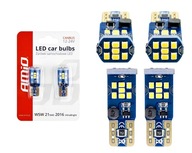 LED žiarovky 2x W5W 5W5 T10 CANBUS 21SMD 2016 VÝKON.