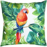 Dekoratívna obliečka na vankúš 45x45 Green Leaves Parrot Dekoratívna obliečka na vankúš 45x45 Green Leaves Parrot