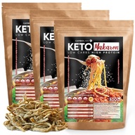 KETO PASTA Low carb - Vysoký obsah bielkovín Bez bielkovín