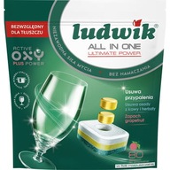 Grapefruit Ludwik All in one tablety do umývačky riadu 80 ks. Grapefruit Ludwik All in one tablety do umývačky riadu 80 ks.