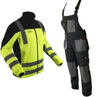 PRACOVNÉ NOHAVICE + FLEECE Hi-Vis XL PRACOVNÉ NOHAVICE + FLEECE Hi-Vis XL