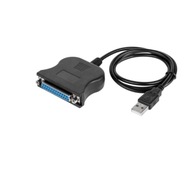 konvertorový kábel USB 2.0 zástrčka - LPT zásuvka DB25