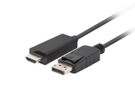 DisplayPort - HDMI kábel Lanberg 1,8m
