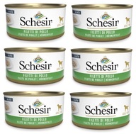 Schesir 150 g kuracie filety 6 ks Schesir 150 g kuracie filety 6 ks