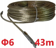 Colné lano 6mm 43m pripevnené k plachte BUSA TIRA Colné lano 6mm 43m pripevnené k plachte BUSA TIRA
