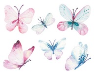 motýle BOTTERFLIES samolepky na stenu 170x130cm GIGA motýle BOTTERFLIES samolepky na stenu 170x130cm GIGA