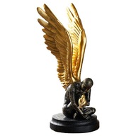 Kreatívna figúrka anjelských krídel, Vintage Vivid Gold