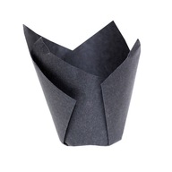 Tulipánové košíčky na muffiny, čierne, 180 ks. Tulipánové košíčky na muffiny, čierne, 180 ks.